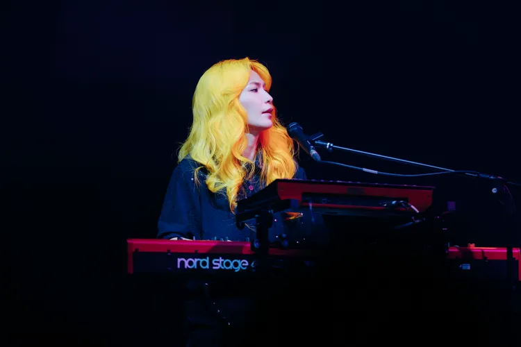 惠婷提醒粉絲要多多鍛鍊，打趣演唱會最快賣光的是座位區。圖／相信音樂提供