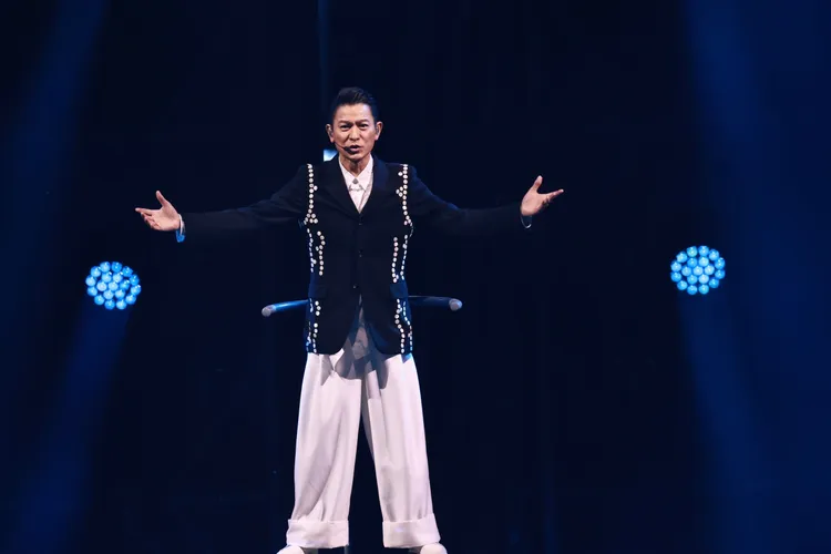 華仔開唱精采程度零尿點。彭欣偉攝