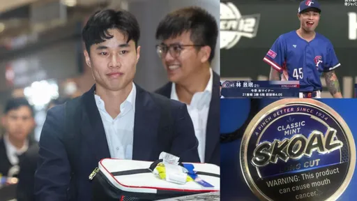 球迷揭真相!林昱珉根本沒嚼檳榔 吃1物「嘴巴真的會紅」