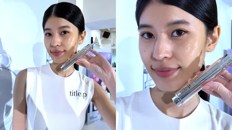 title.p緊緻修護胜肽精華，15ml／1280元。張家玲攝