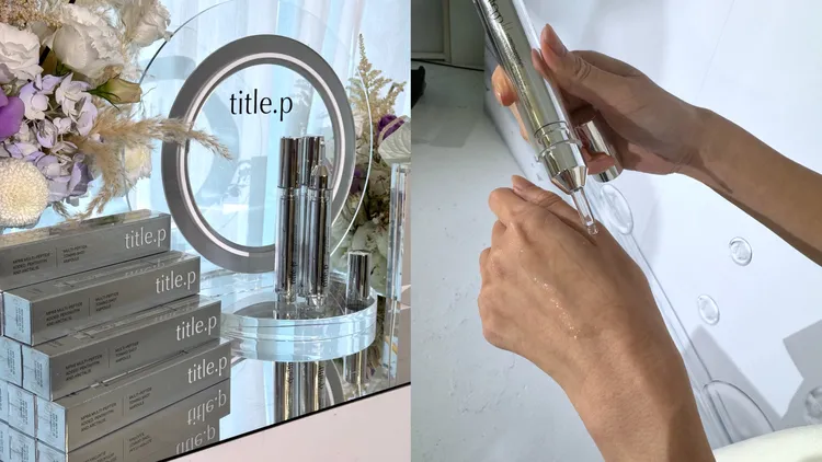 title.p緊緻修護胜肽精華，15ml／1280元。張家玲攝