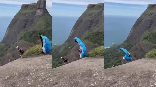 闖禁區跳傘！20年經驗教練「直接墜崖」摔250公尺撞岩石斃命