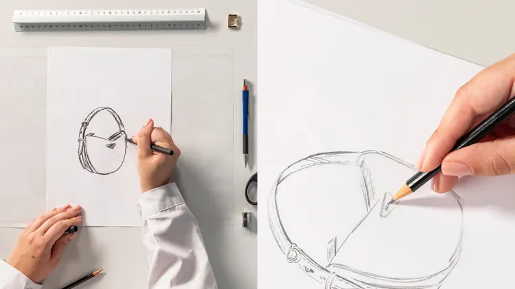 PRADA公開Arqué包款製作工藝。品牌提供