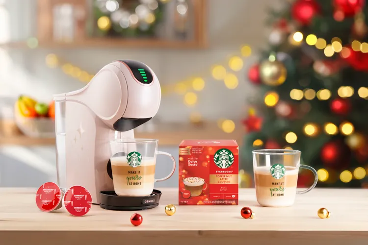 喜愛新鮮現煮咖啡的消費者，可以選用「太妃核果風味拿鐵咖啡膠囊（適用NESCAFE® Dolce Gusto®雀巢多趣酷思膠囊咖啡機）」，不需額外添加牛奶。業者提供