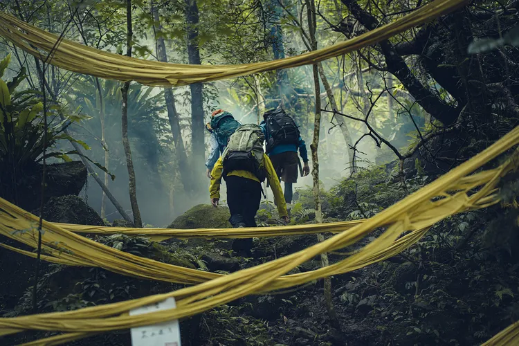 「黃衣小飛俠」堪稱台灣登山界最聞之喪膽的恐怖傳說。威視提供
