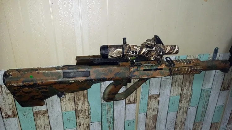 鯖武者的長槍。翻攝自鯖武者X