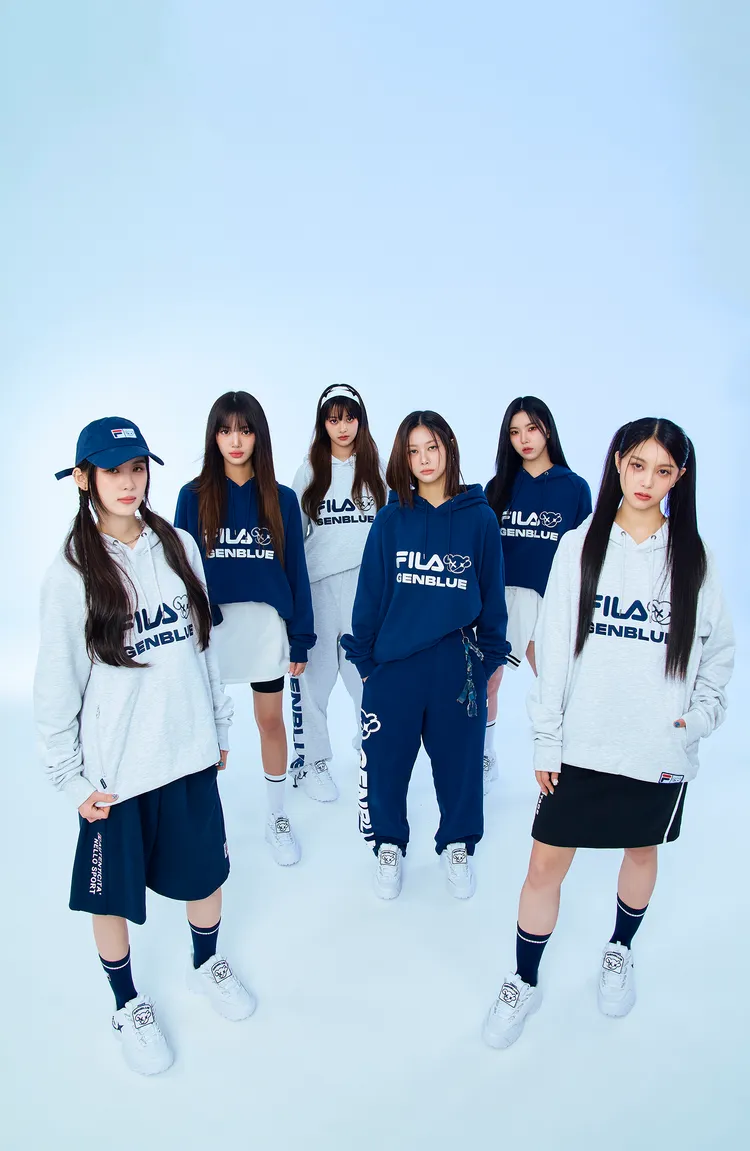 FILA與幻藍小熊推出聯名系列。品牌提供