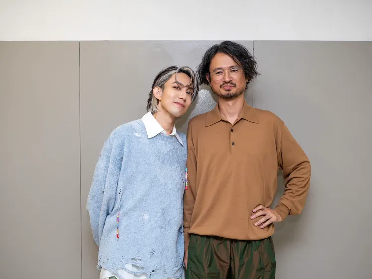 林宥嘉與長岡亮介相見歡。