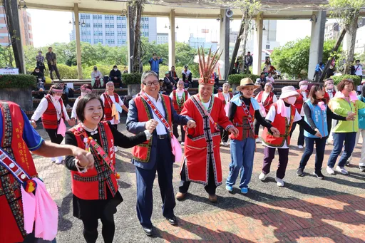 楊文科出席原民歲時祭儀 宣布竹北將成立全國首座都會原民文化園區