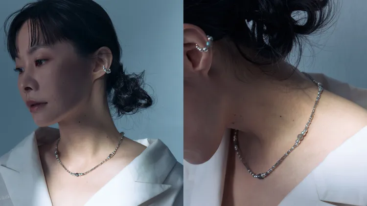 「冬眠」系列作品以拉長石為主角。品牌提供