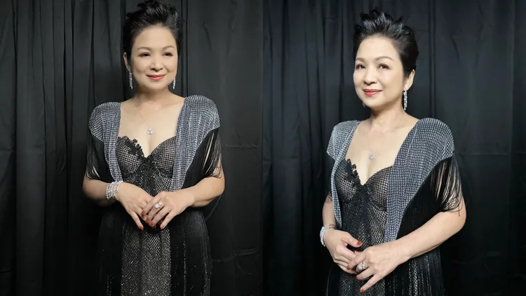 楊貴媚戴上DAMIANI珠寶出席《影后》首映。品牌提供