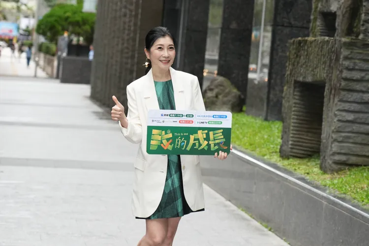 黃嘉千今天出席《我的成長》媒體茶敘。彭欣偉攝