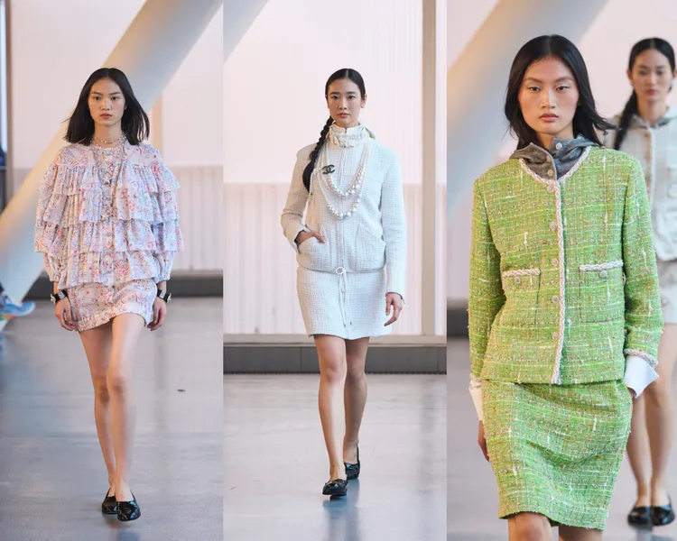 香奈兒在香港舉辦2024/25 Cruise度假系列大秀。品牌提供