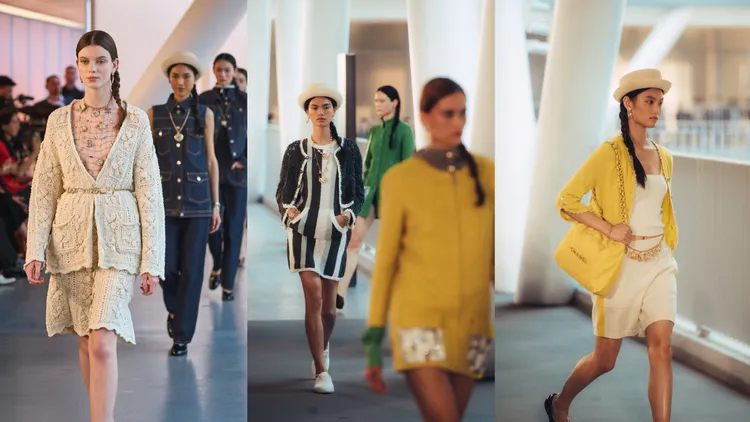 香奈兒在香港舉辦2024/25 Cruise度假系列大秀。品牌提供