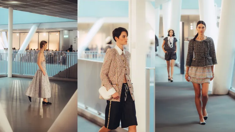 香奈兒在香港舉辦2024/25 Cruise度假系列大秀。品牌提供