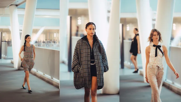 香奈兒在香港舉辦2024/25 Cruise度假系列大秀。品牌提供