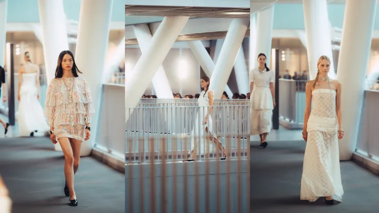 香奈兒在香港舉辦2024/25 Cruise度假系列大秀。品牌提供