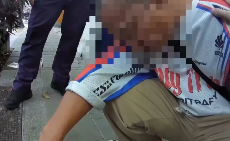 王男落網辯稱贓物是在垃圾桶撿到的。警方提供