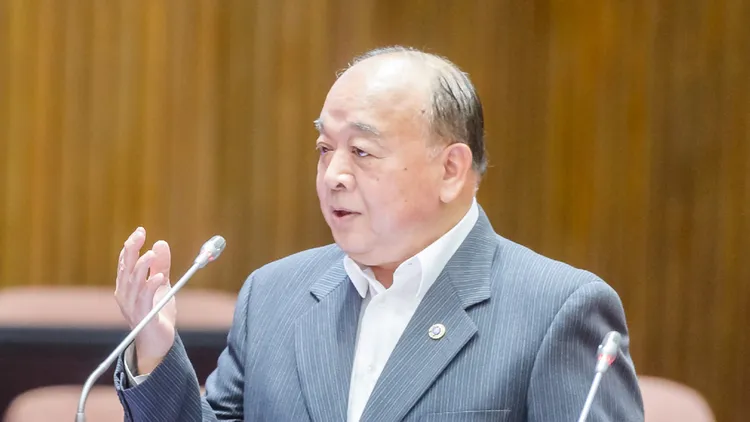 陸軍退役中將吳斯懷曾在北京聽習近平訓詞，還起立唱中華人民共和國國歌。資料照