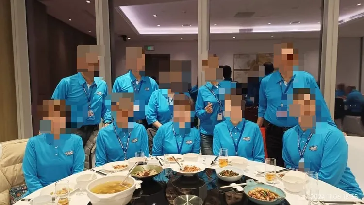 空軍幼校退伍人員赴中國重慶參加校友會。