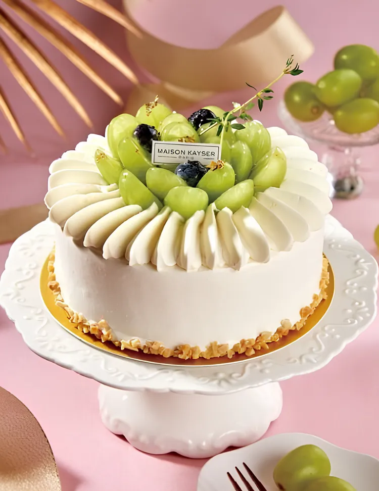 微風廣場B2F / 微風南山B1F / 微風南京1F Maison Kayser 感恩節限定 香蘋白葡萄香緹蛋糕5吋 推薦價1,150元