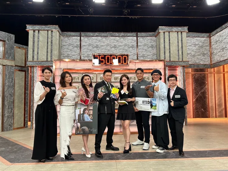 《全民星攻略》邀請左起趙安安、林美貞、陳怡婷、林智勝、卓義峰、史蒂芬。東森綜合提供