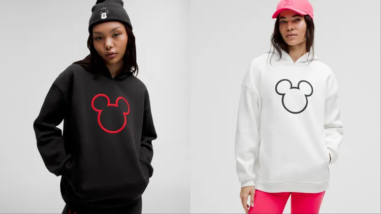 Disney x lululemon Fleece Oversized Hoodie，各5480元。品牌提供