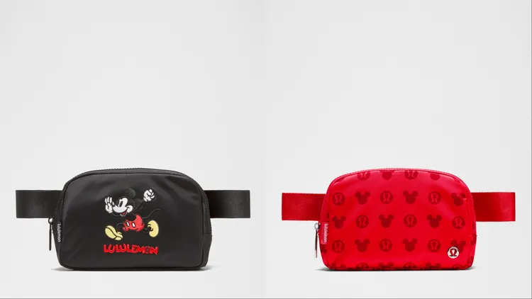 Disney x lululemon Everywhere腰包，各1680元。品牌提供