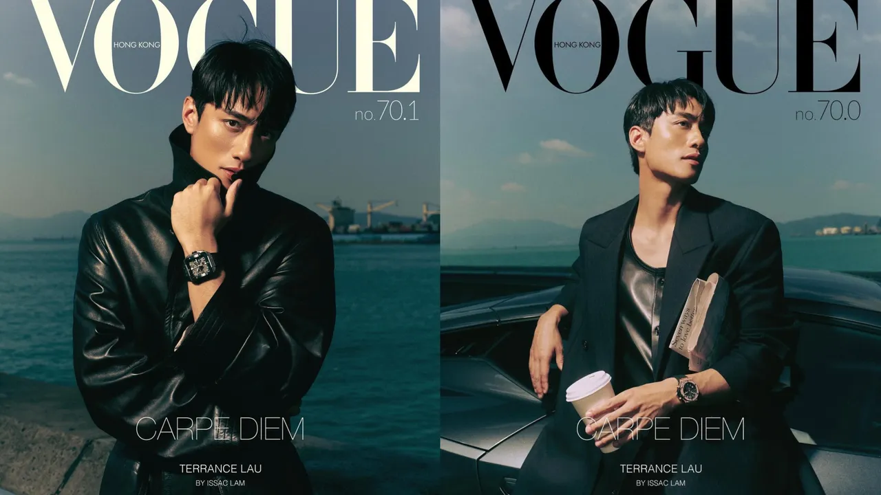 劉俊謙拍攝香港版《VOGUE》封面。翻攝voguehongkong