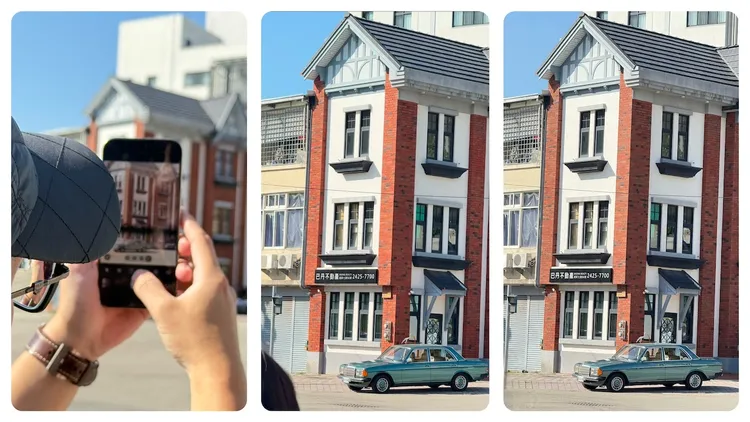 透過iOS18加入的一鍵抹除可以將照片中不需要的人物自然地移除。趙筱文攝影