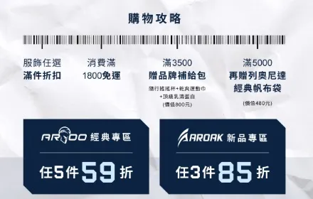 本土運動機能品牌也打出買越多省越多的策略，結帳輸入折扣碼melo07還能再打折。