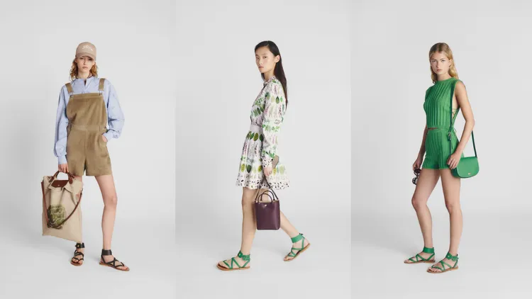 Longchamp 2025夏季系列。品牌提供