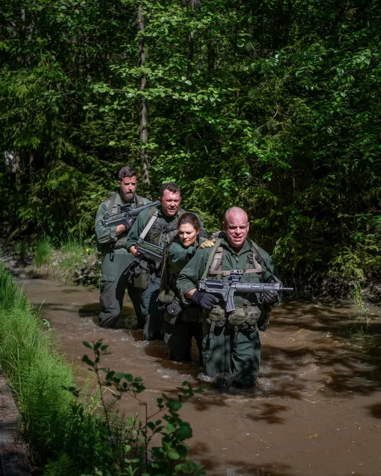 瑞典維多莉亞皇儲正接受海軍陸戰隊特訓。翻攝kungahuset.se