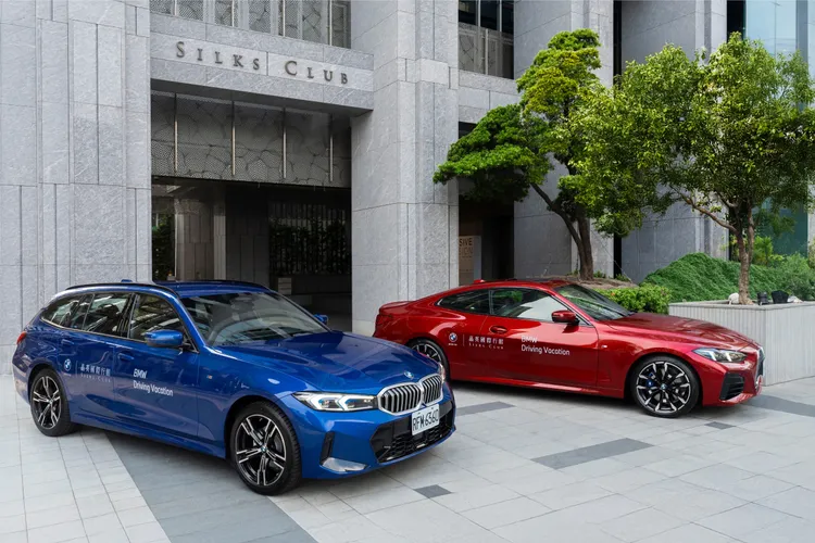 晶英國際行館BMW晶選自駕遊住房專案，平日雙人入住御心侶驛／御心雙驛景觀客房，每晚9099元起，可享BMW自駕樂遊和「養生晨食」兩客，另贈送Uber乘車點數。業者提供