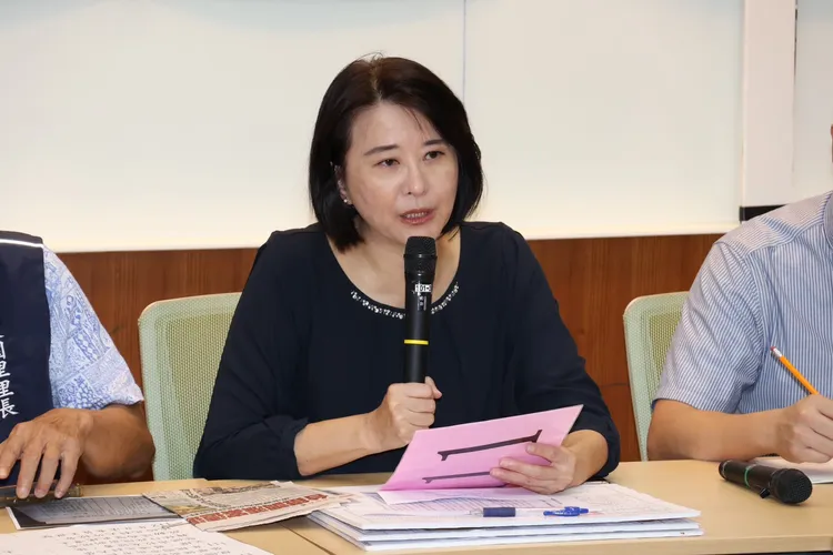 國民黨團首席副書記長王鴻薇。莊宗達攝