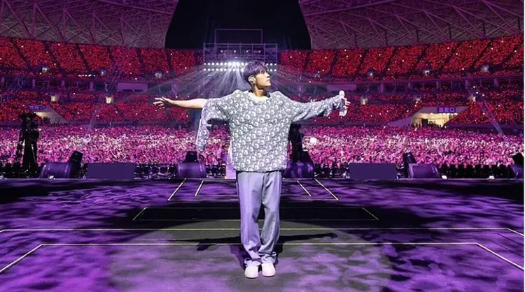 周杰倫釋出的台北大巨蛋門票明天中午開賣。翻攝周杰倫IG