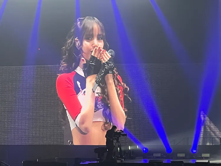 Lisa放送飛吻。讀者提供