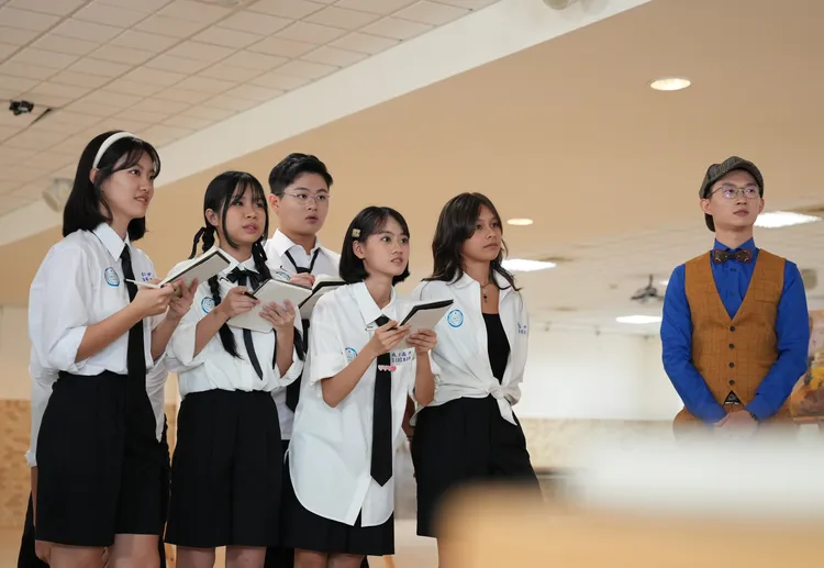 《成仁高中偵探社》破案過程。小公視提供