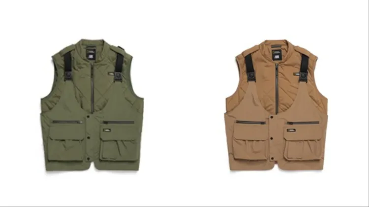 國家地理服飾NRN 2IN1鋪棉背心，各9180元。品牌提供