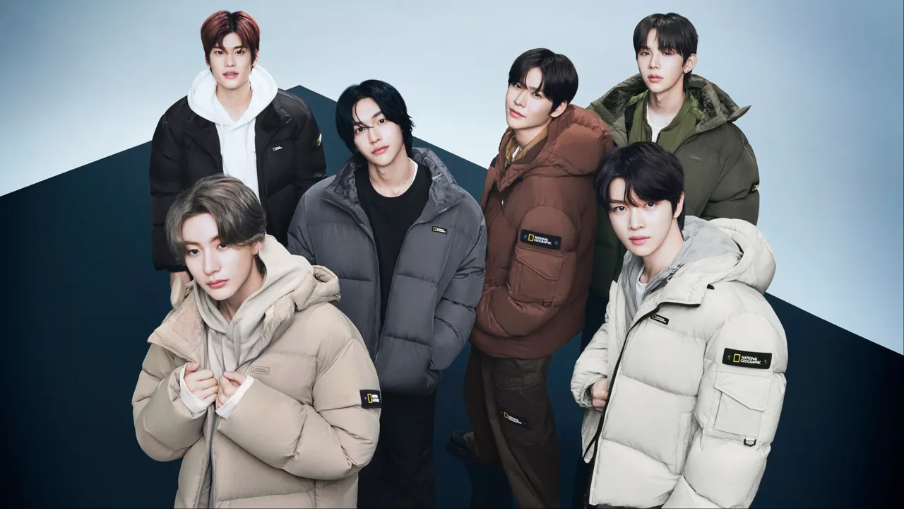 RIIZE拍攝國家地理形象照。品牌提供