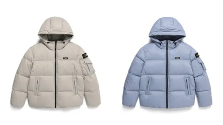 國家地理服飾GOLDENMOLE連帽羽絨外套，各1萬2380元。品牌提供