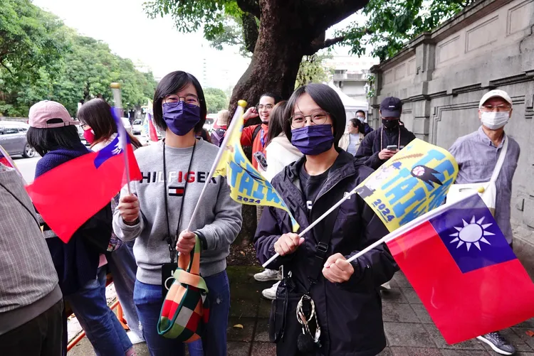 台灣棒球英雄遊行。莊宗達攝影