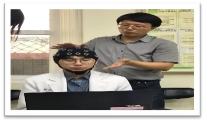 桃療腦波儀檢查。桃園療養院提供