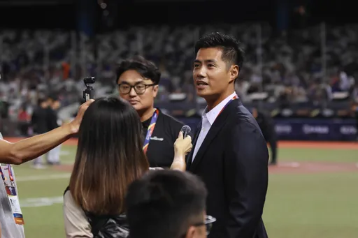 陳偉殷現身大巨蛋!表態想參加中華隊 是否打中職他給答案了