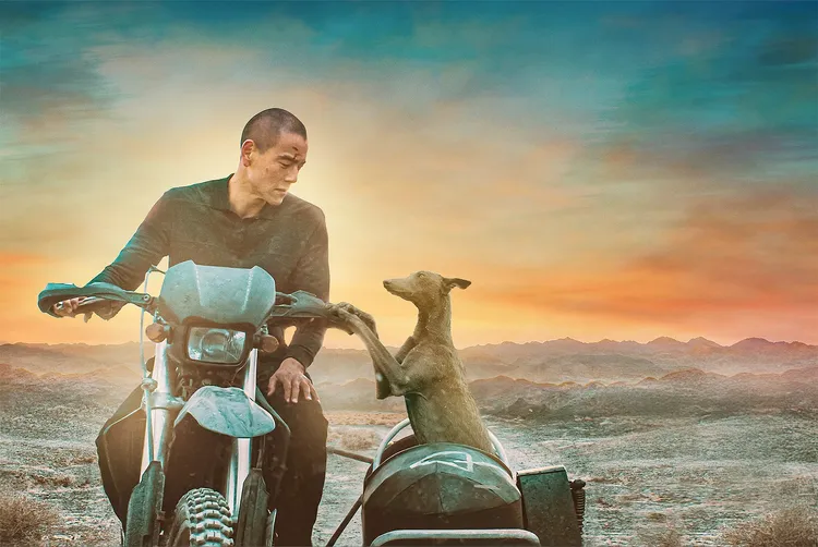 《狗陣》坎城獲獎跳過陸片抽籤，彭于晏頂光頭春節亮相。海鵬影業提供