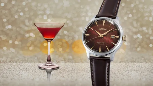 Seiko Presage限定新作登场 红石榴蜂蜜调酒面盘让人微醺