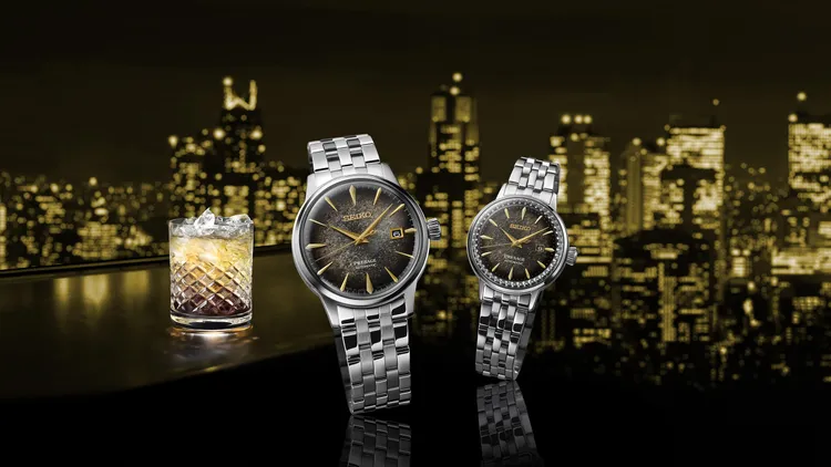 Seiko Presage調酒系列另也與東京知名紳士酒吧STAR BAR合作推出2款腕錶。品牌提供