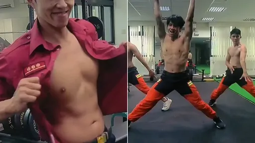 勇消16蹲「露點大肌肌」超級吸睛 網嗨:麻煩119大量流鼻血