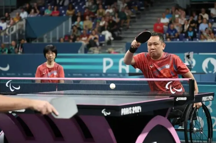 程銘志連續三屆參加帕奧會，成績逐次進步，也是最資深選手。體育署提供