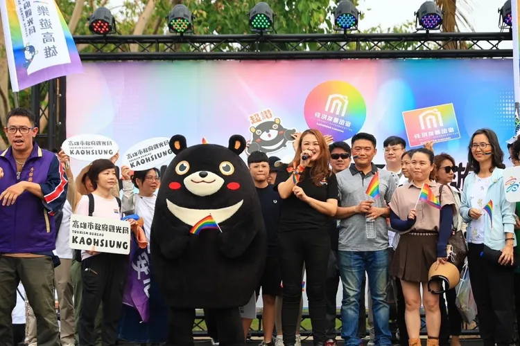 觀光局與旅宿業攜手加入同志大遊行。觀光局提供